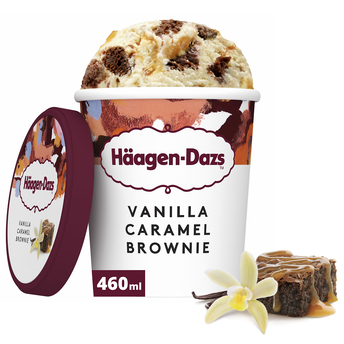 Image de Crème glacée pot vanille caramel brownie HÄAGEN DAZS