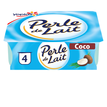 Image de Yaourt brassé coco PERLE DE LAIT