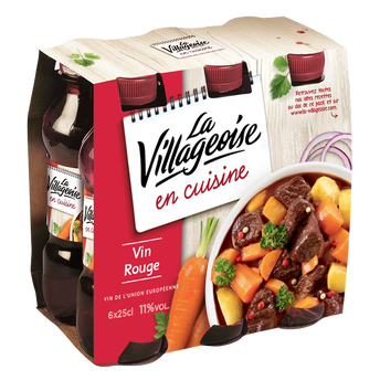 Image de Vin de cuisine rouge VILLAGEOISE EN CUISINE, Pack