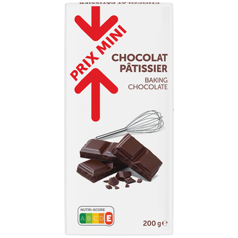 Image de Chocolat noir à pâtissier PRIX MINI - Tablette de