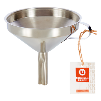 Image de U
Entonnoir en inox avec grille filtre
