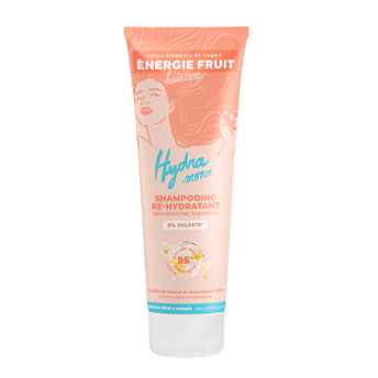 Image de Shampooing pour cheveux abîmés parfum monoï et huile de macadamia ENERGIE FRUIT, flacon de