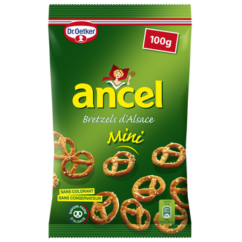 Image de Biscuits apéritifs mini bretzels DR OETKER, sachet de
