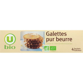 Image de U BIO
Biscuits Galettes pur beurre bio