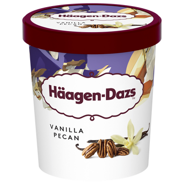 Häagen-Dazs Crème Glacée Vanilla Noix De Pécan Häagen Dazs, Pot De 400g