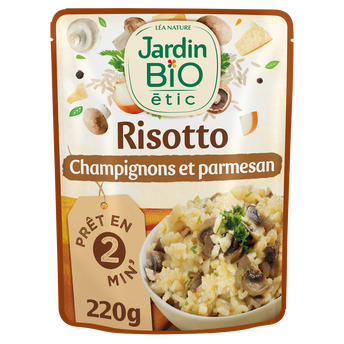 Image de Risotto aux champignons et parmesan JARDIN BIO, doypack
