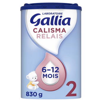 Image de Lait en poudre bébé 2ème âge de 6 à 12 mois GALLIA CALISMA RELAIS boîte