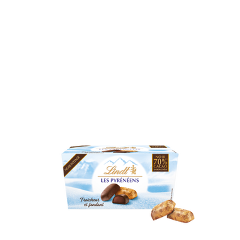 Image de Confiserie chocolat Les Pyrénéens chocolat noir 70% LINDT ballotin