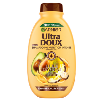 Image de Shampooing ultra doux avocat karité GARNIER