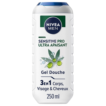 Image de Gel douche sensitive pro ultra-apaisant men huile de graines de chanvre NIVEA