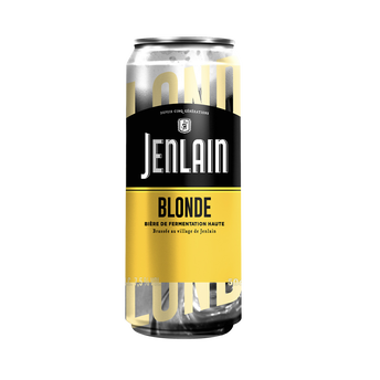 Image de Bière blonde JENLAIN, canette 50 CL
