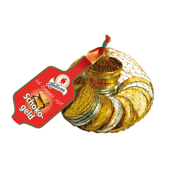 Image de Pièces de monnaie en chocolat - filet