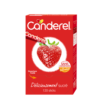 Image de Sucrant édulcorant en poudre CANDEREL, boite de 120