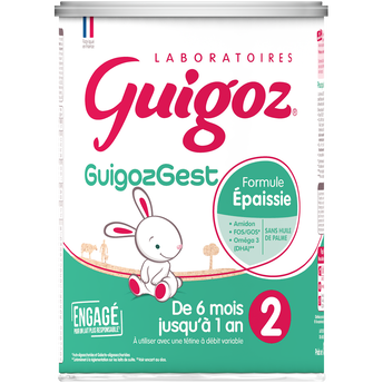 Image de Lait infantile en poudre 2ème âge 6-12M GUIGOZGEST - Boîte
