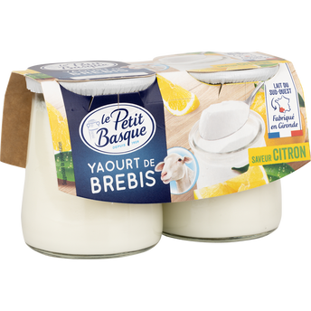 Image de Yaourt au lait de brebis au citron LE PETIT BASQUE