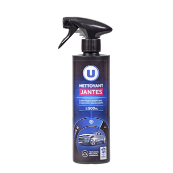 Image de U
Nettoyant jantes et enjoliveurs , flacon pulvérisateur 500ml