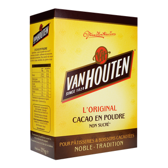 Image de Cacao non sucré VAN HOUTEN, boîte de