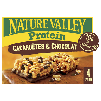 Image de Barres céréales Protein cacahuètes & chocolat NATURE VALLEY