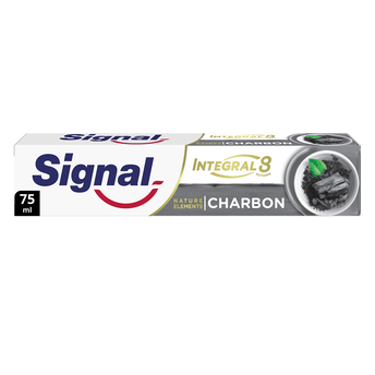 Image de Dentifrice intégral 8 charbon nature élément SIGNAL, tube de