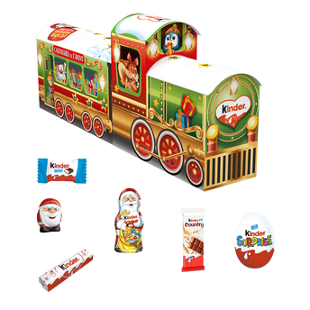 Image de Calendrier de l'avent KINDER 3D train