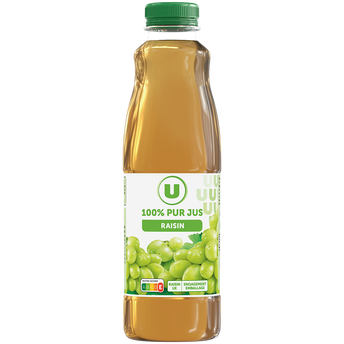 Image de U
Pur jus de raisin blanc Pet