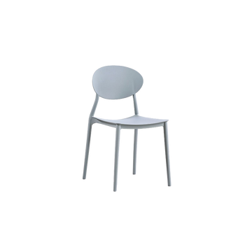 Pop Lot 4 Chaises Empilables Pop Gris