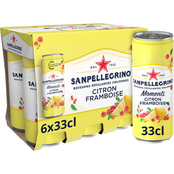 Image de Boisson Gazeuse aromatisée Citron Framboise SAN PELLEGRINO MOMENTI
