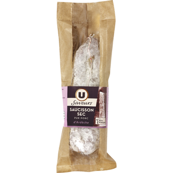 Image de U SAVEURS
Saucisson Sec d'Ardèche Pur Porc