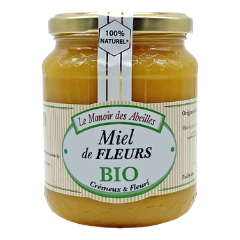 Image de Miel de fleurs bio LE MANOIR DES ABEILLES