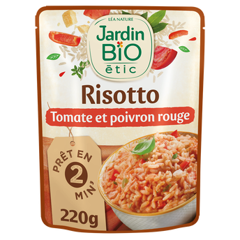 Image de Risotto à la tomates et poivron rouge bio JARDIN BIO
