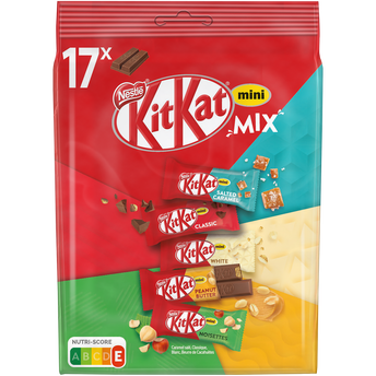 Image de Barres de chocolat au lait Mini Mix KITKAT - Sachet de