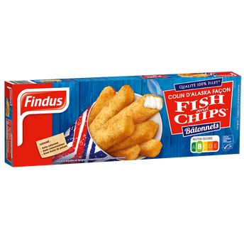 Image de 13 bâtonnets fish&chips FINDUS