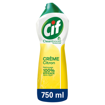 Image de Crème à récurer multi surfaces clean boost citron CIF