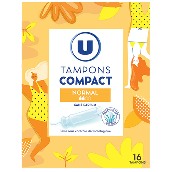 Image de U
Tampons compact normal avec applicateur Boîte de