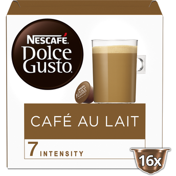 Image de Café capsules NESCAFE CAFÉ AU LAIT N°7 - compatible DOLCE GUSTO