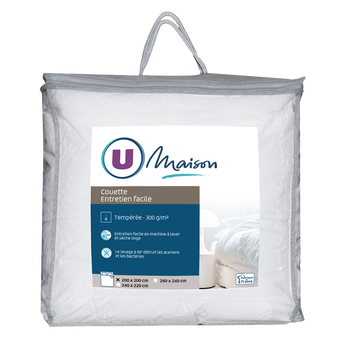 Image de U MAISON
Couette "entretien facile" (a boullir, lavable a
