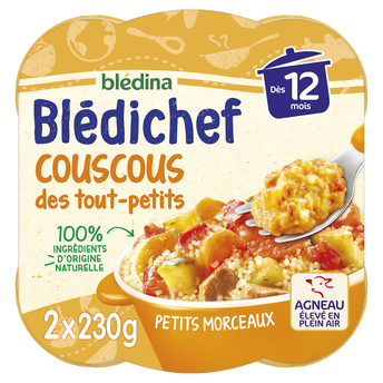 Image de Plat bébé couscous dès 12 mois BLEDICHEF BLEDINA