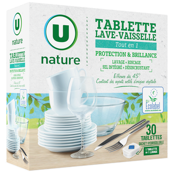 Image de U NATURE
Tablettes lave vaisselle tout en 1