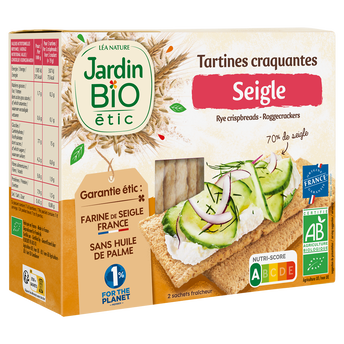 Image de Tartines craquantes à base de seigle et riz, JARDIN BIO