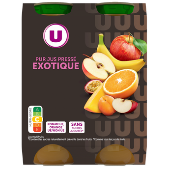 Image de U
Pur jus de fruits exotiques  4 bouteilles de