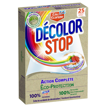 Eau Ecarlate Lingettes Décolor Stop Éco Protection Eau Ecarlate, X25
