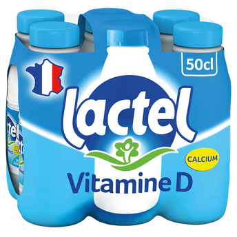 Image de Lait demi-écrémé Vitamine D LACTEL