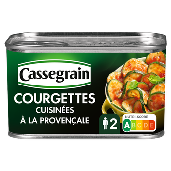 Image de Courgettes cuisinées à la provençale CASSEGRAIN - Boîte