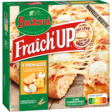 Buitoni Pizza Fraich'up 4 Fromages Gourmands Buitoni, 600g