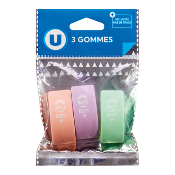 Image de U
Mini gommepastel