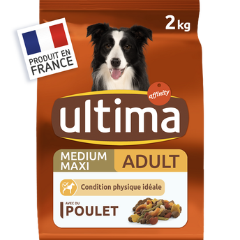 Image de Croquettes pour chien adulte Repas Equilibre bien être ULTIMA