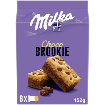 Image de Gâteaux moëlleux Choco Brookie MILKA - Boîte de