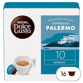 Image de Café capsules NESCAFE ESPRESSO PALERMO N°10 - Brésil - compatible DOLCE GUSTO