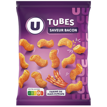 Image de U
Tubes goût bacon  sachet de