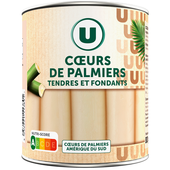 Image de U
Coeur palmier, boîte 4/4 500g poids net égoutté